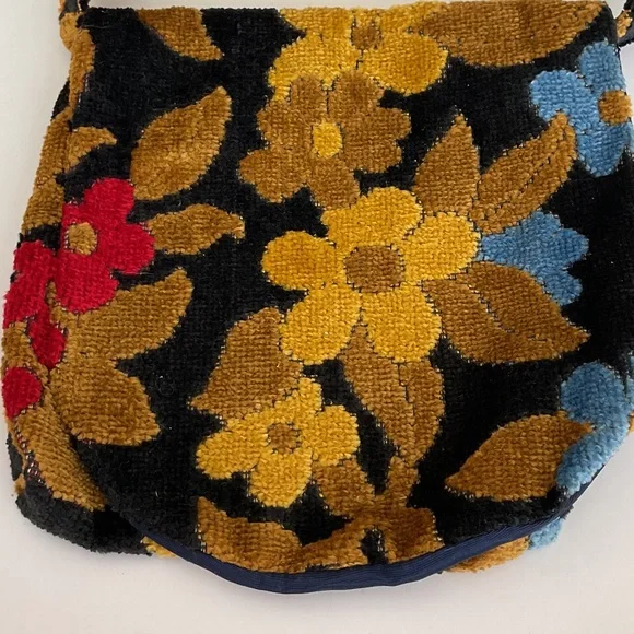 BOHO Floral Patterned Tapestry Women's Bag - Picture 2 of 8